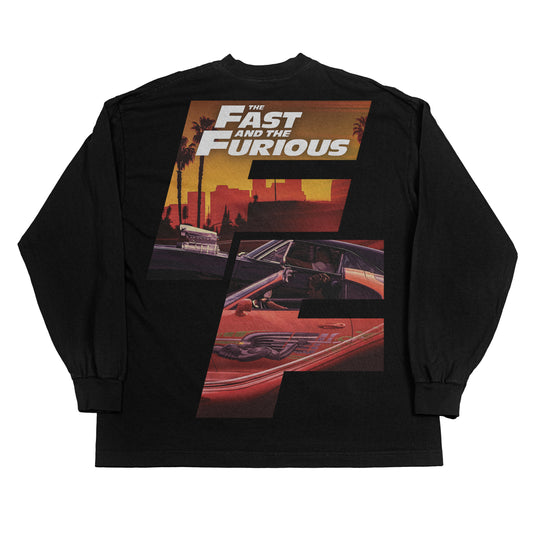 the Fast and the Furious (2001) F & B Print Longsleeve