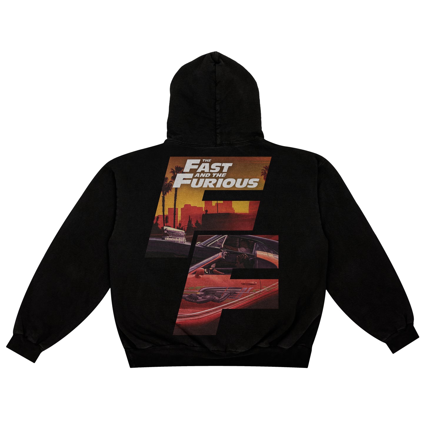 the Fast and the Furious (2001) F & B Print - Hoodie