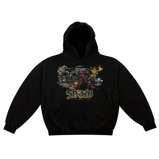 Spawn In The Demon's Hand F & B Print - Hoodie