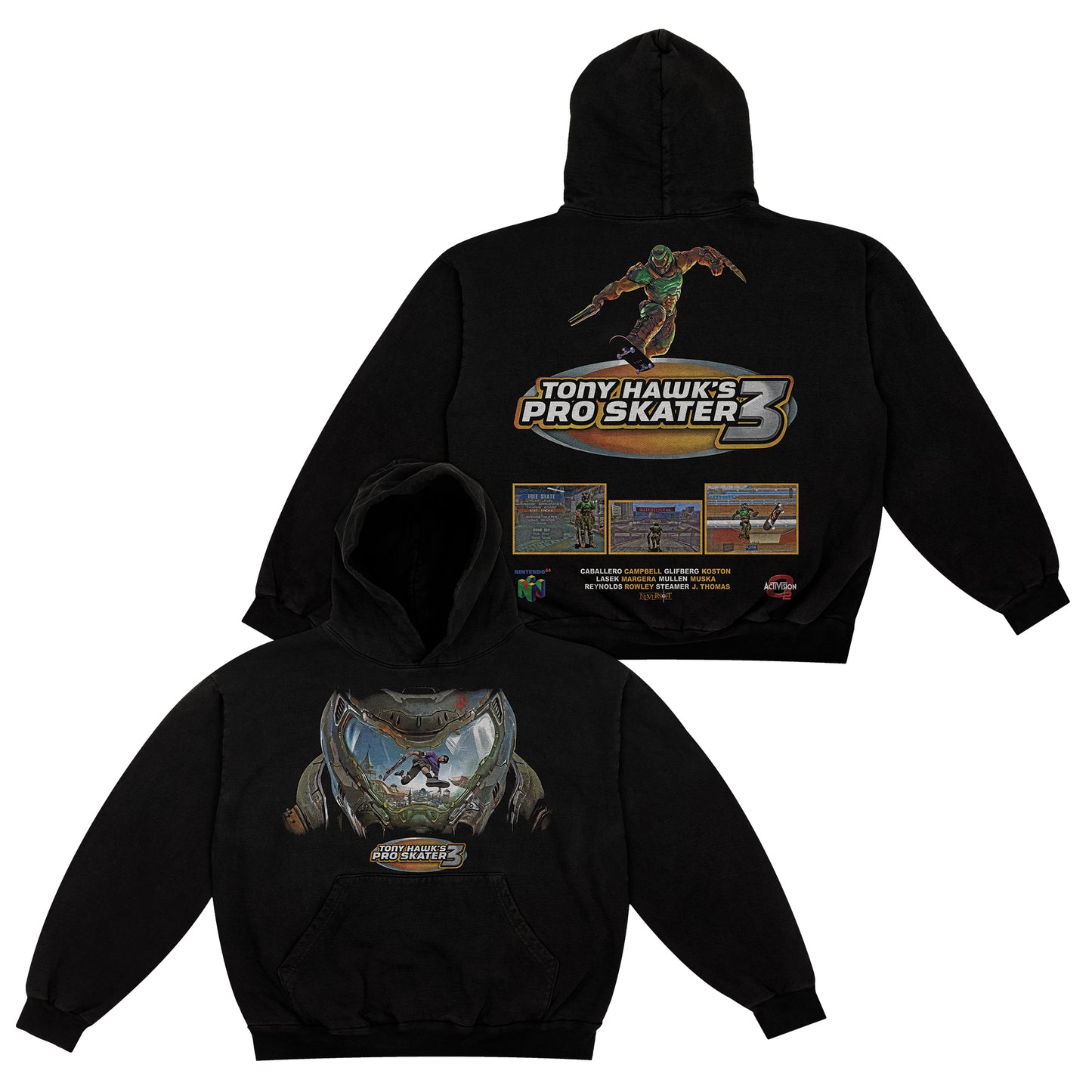 Tony Hawk 3 Doom Slayer F&B - Hoodie