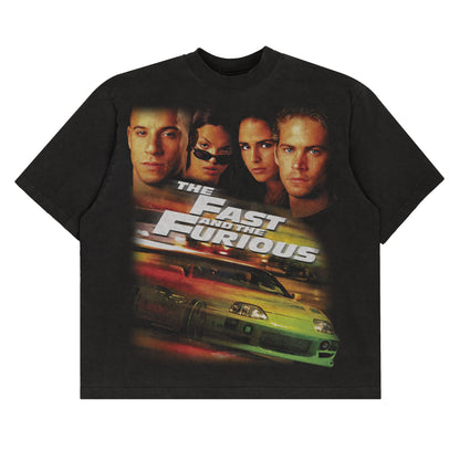 the Fast and the Furious (2001) F & B Print -  Tee