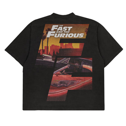 the Fast and the Furious (2001) F & B Print -  Tee