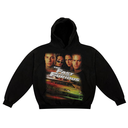 the Fast and the Furious (2001) F & B Print - Hoodie