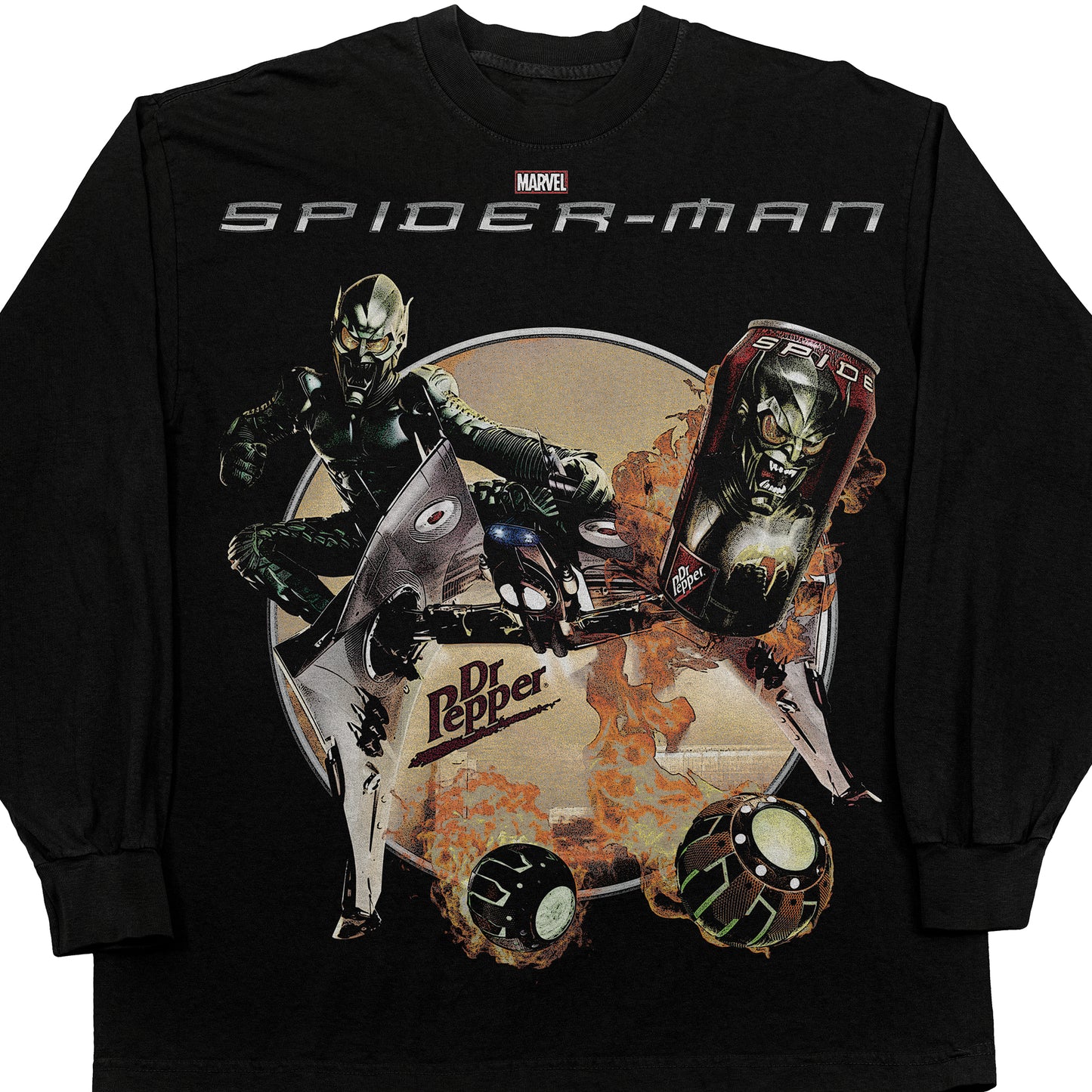 Spider-Man 2002 Green Goblin x Dr. Pepper Longsleeve