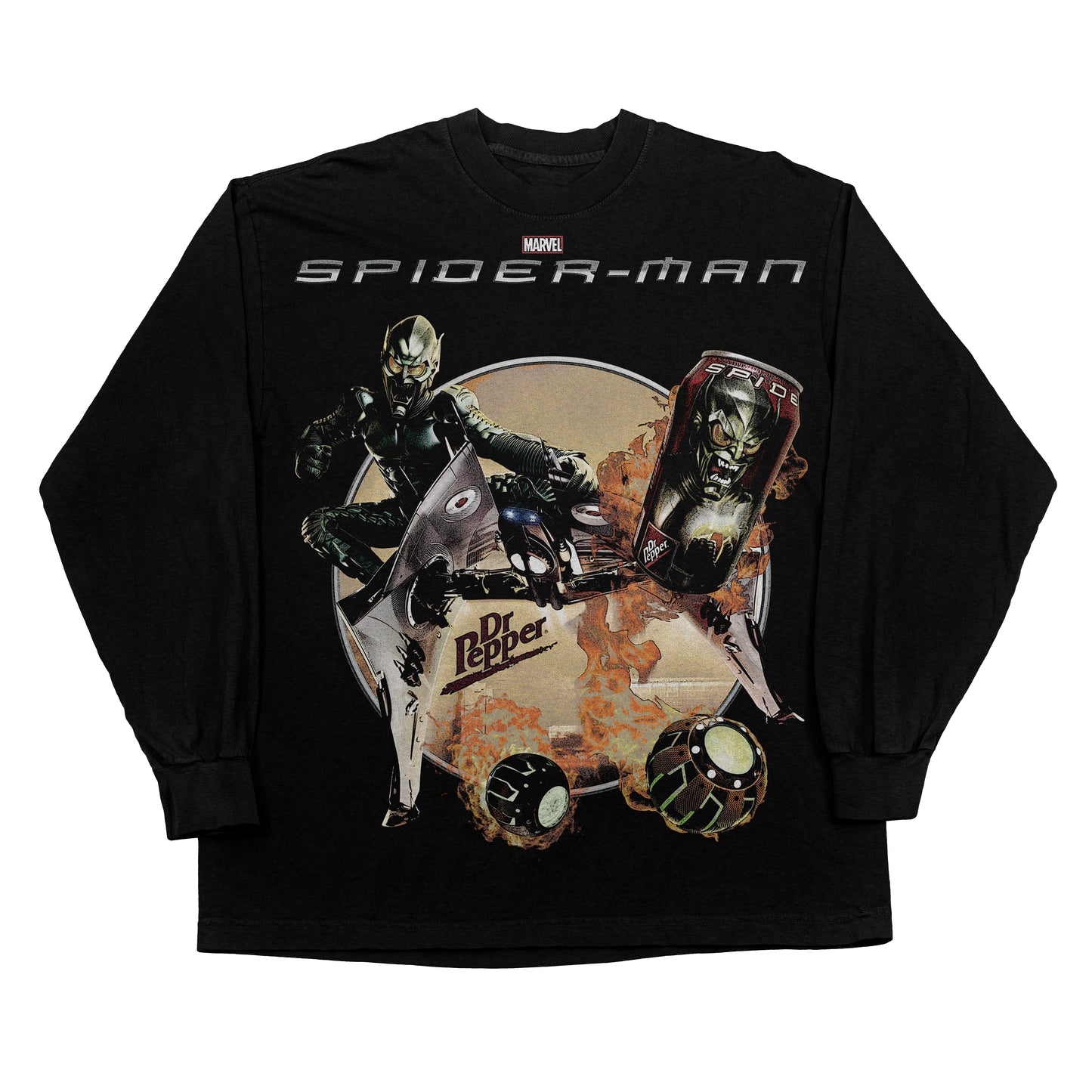 Spider-Man 2002 Green Goblin x Dr. Pepper Longsleeve