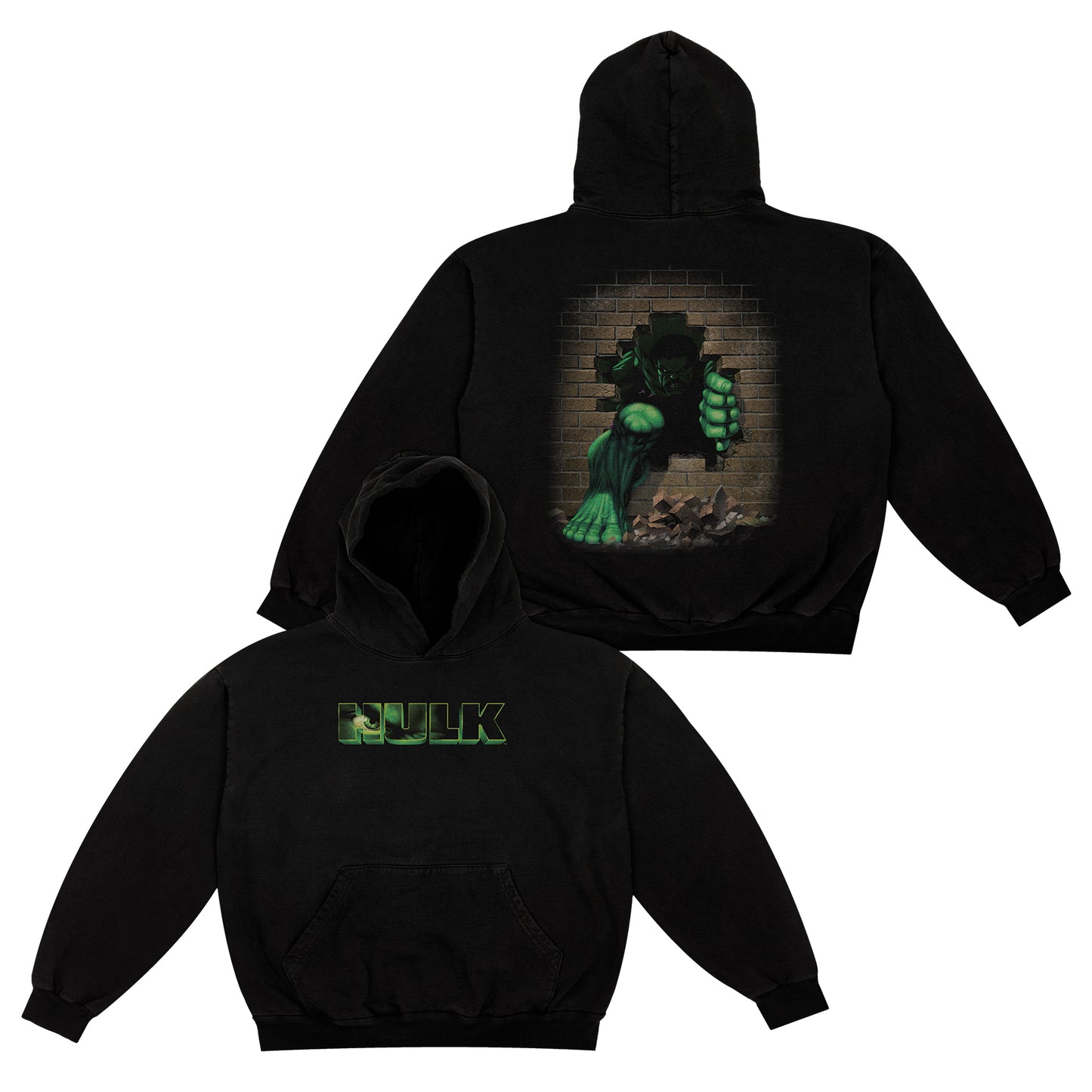 Hulk Thru-Wall F&B print - Hoodie