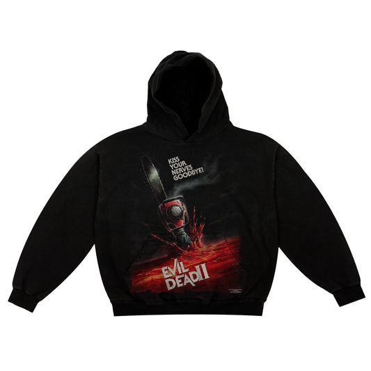 Evil Dead II "Kiss your Nerves Goodbye" Hoodie