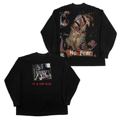 Resident Evil 3: Nemesis "its in your blood" F&B print Longsleeve