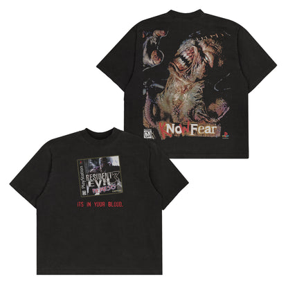 Resident Evil 3: Nemesis "its in your blood" F&B print - Tee