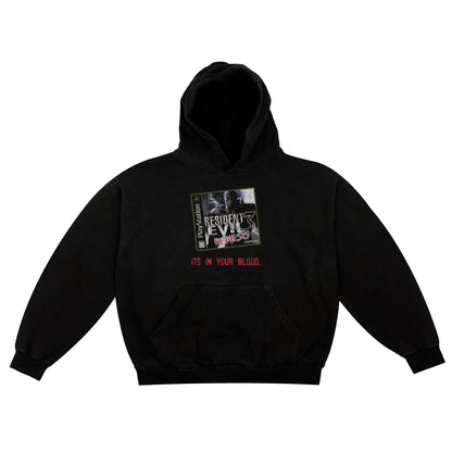 Resident Evil 3: Nemesis "its in your blood" F&B print - Hoodie