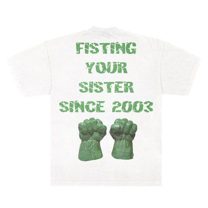 Hulk "Sister Fister" 2003 F&B print LAA1801 White *Limited*